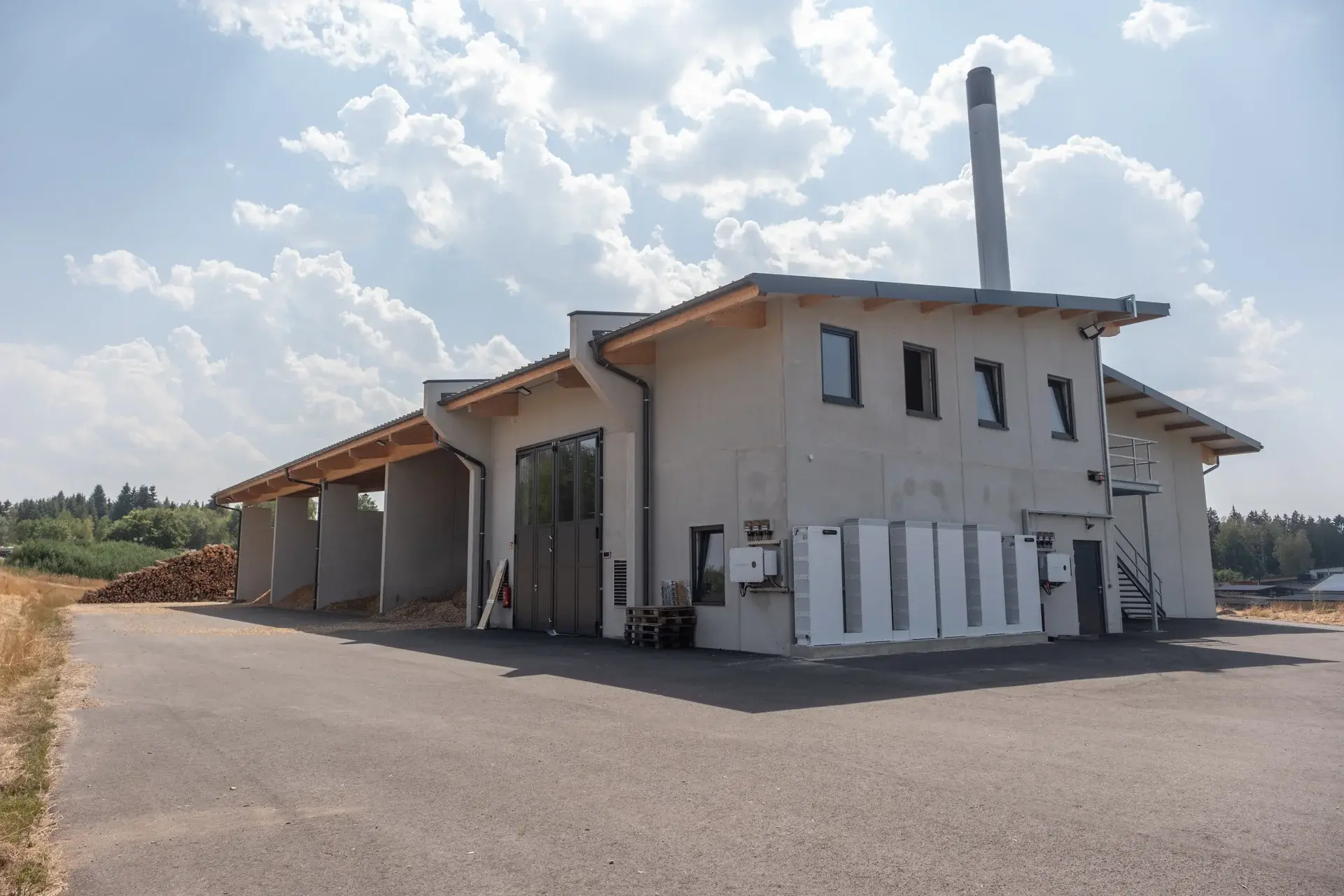 Die Nahwärme- und Pyrolyseanlage der W4K GmbH in Litschau